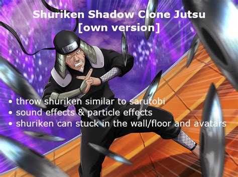 shuriken shadow clone jutsu